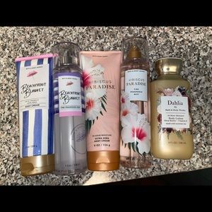 Bath & body works lotions and perfumes